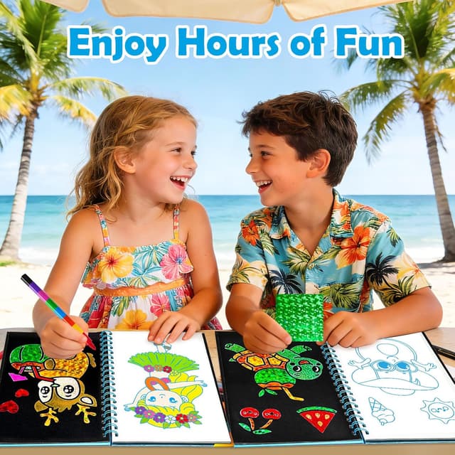 Detalle 2 de LIKYMO foil art kit for kids 4–9