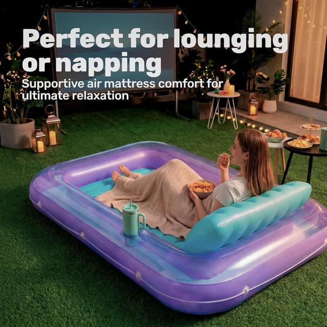 Thumbnail 6 de SLOOSH 70" Inflatable Tanning Pool Lounger