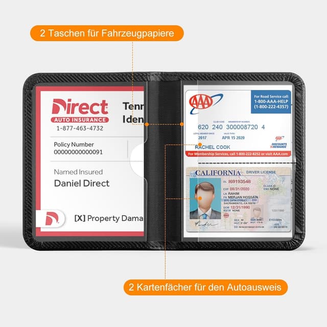 Thumbnail 1 de CoBak Fahrzeugschein Hülle 13x10,3 cm