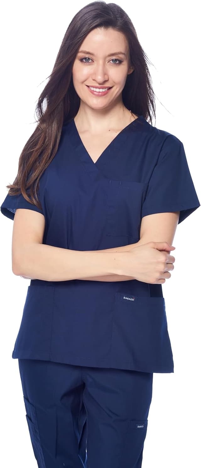 Detalle 2 de Dagacci Scrubs Medical Uniform Set 2-Piece