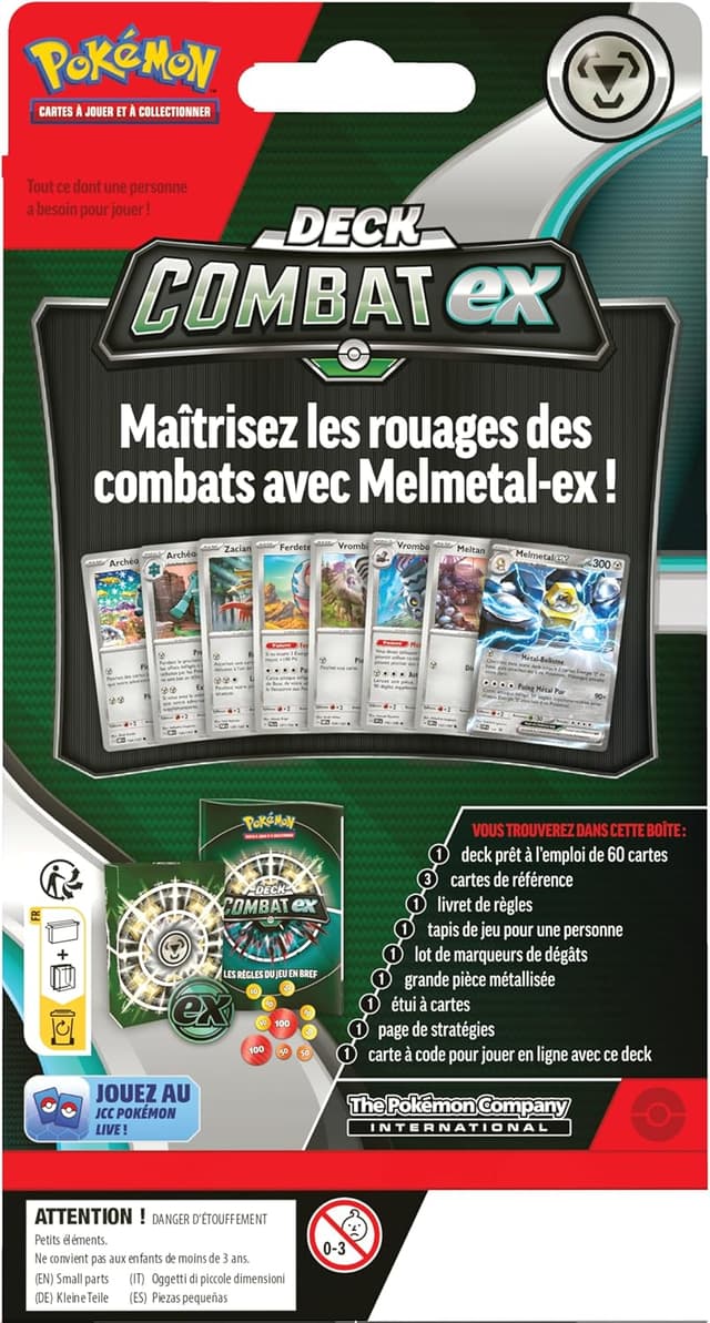Thumbnail 3 de Pokémon Deck Combat Melmetal-ex 60 Cartes