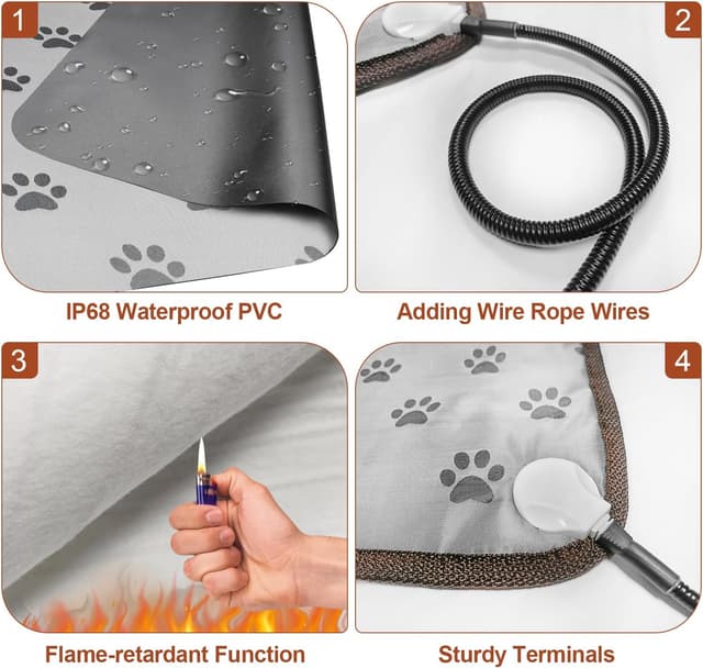 Detalle 2 de RC SLL Dog Heating Pad 86 x 53 cm