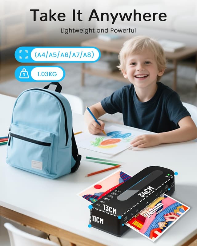 Thumbnail 5 de MAXDONE Laminator Machine A4 90s warm up