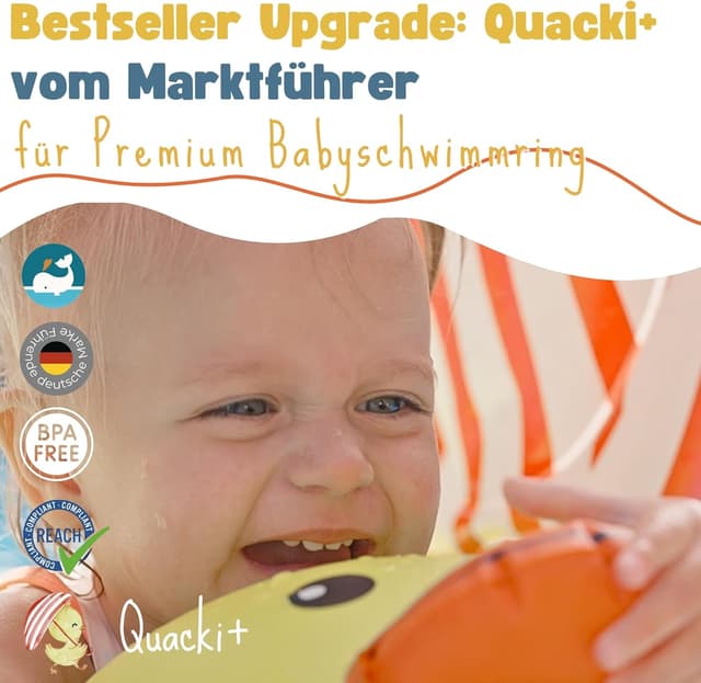 Thumbnail 1 de EDWEKIN Premium Baby-Schwimmring mit UV-Schutz 50+