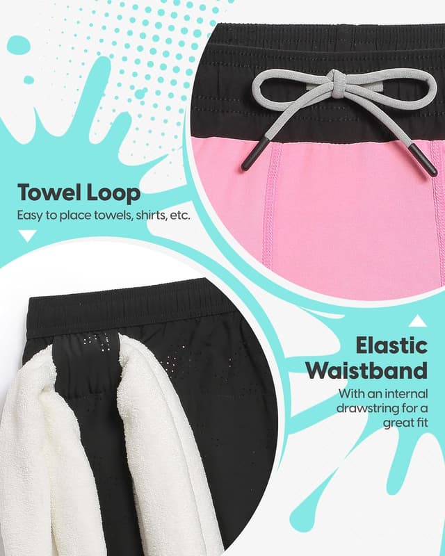 Detalle 2 de maamgic Men’s 2-in-1 Running Shorts with Compression Liner (5")