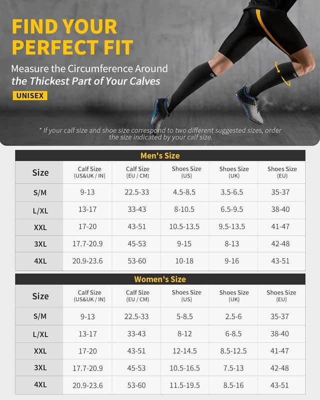 Thumbnail 1 de CAMBIVO Compression Socks 2 Pairs