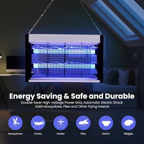 Detalle 2 de TTANMILY Lámpara Matamosquitos 3200 V