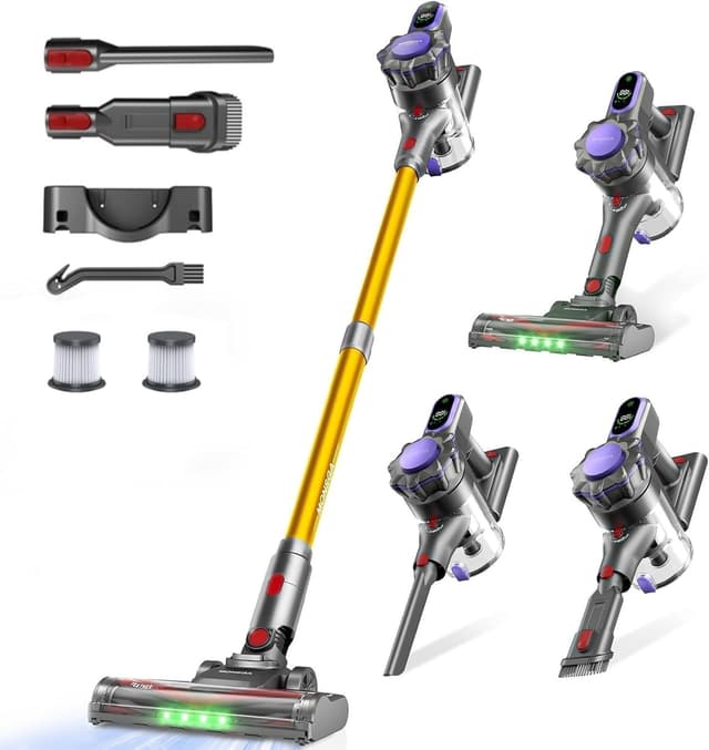 Detalle de MV3 Cordless Vacuum Cleaner 45KPa, 50 mins 🧹