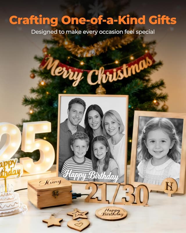 Thumbnail 2 de ACMER S2 7W Laser Cutter Engraver 300x300mm