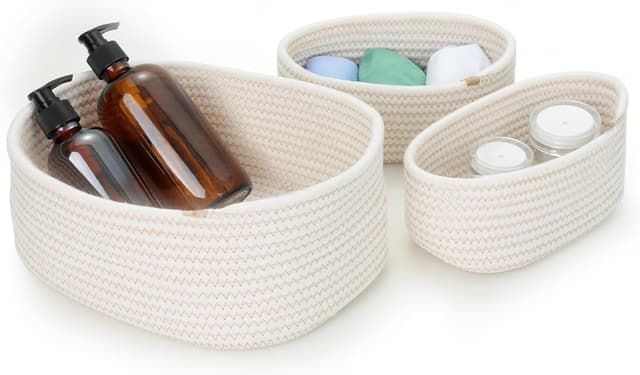 Thumbnail 6 de Cozary Cestas organizadoras 3 piezas gris