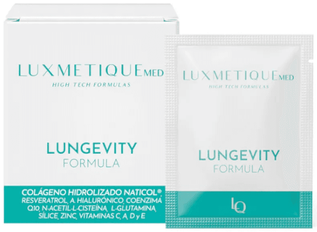 Detalle de Luxmetique Med Lungevity 20 sobres