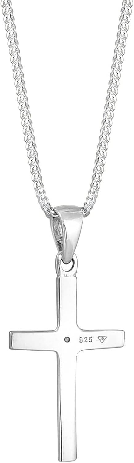 Detalle 1 de Elli DIAMONDS Halskette 45 cm mit Kreuz