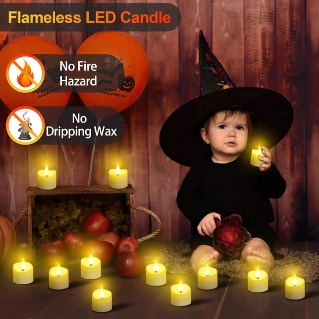 Thumbnail 3 de daphomeu Candele LED ricaricabili 12 🕯