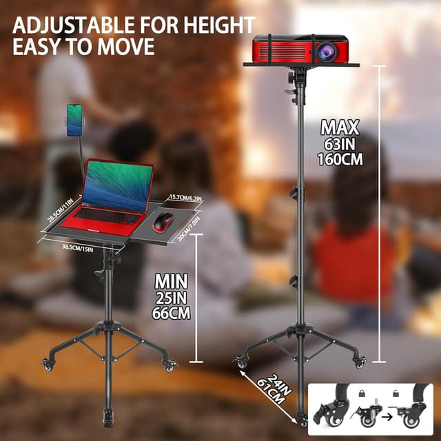 Thumbnail 3 de GlobalCrown Beamer Ständer Höhenverstellbar