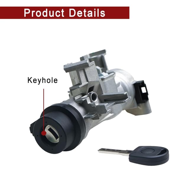 Detalle 2 de 1K0905851 Ignition Lock Switch for VW Golf