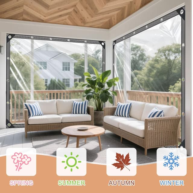 Detalle 2 de Mosvion Bâche transparente 2x2 m