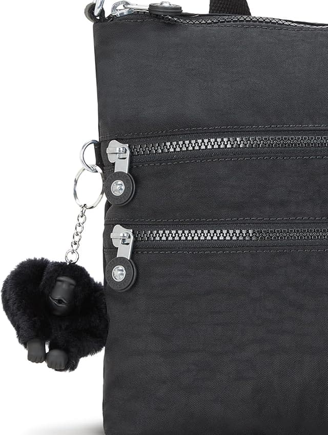 Thumbnail 5 de Kipling Alvar Bandolera Mediana en Black Noir