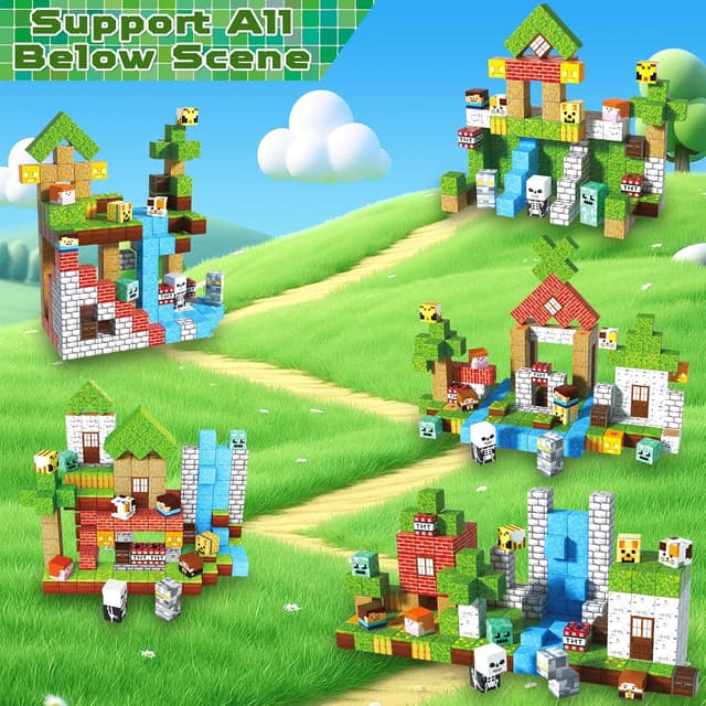 Detalle de Magnetic Blocks 200PCS magnetic building blocks