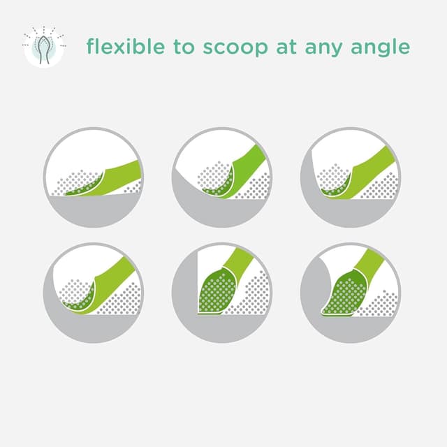 Detalle de Olababy 100% Silicone Soft-Tip Training Spoon 2-Pack (Coral/Lilac) for Baby-Led Weaning