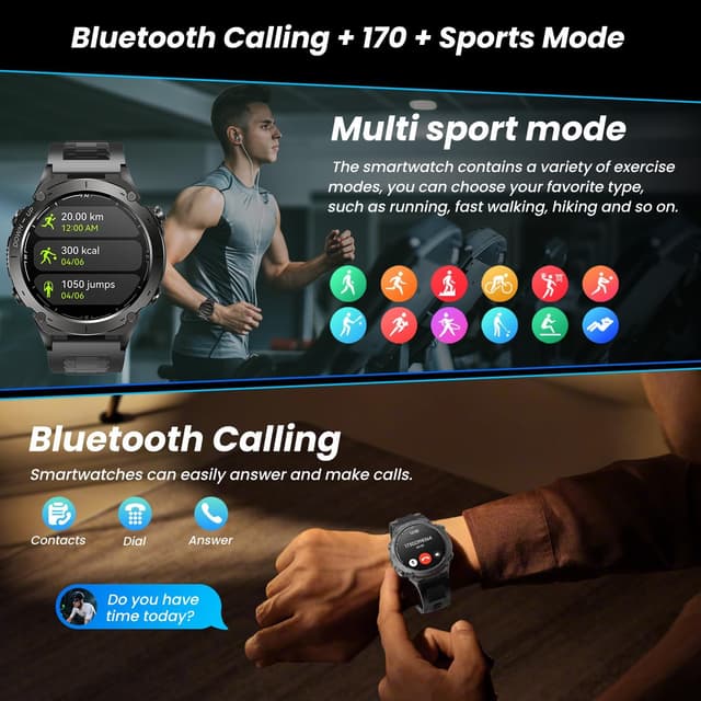 Thumbnail 5 de Smartwatch Reloj Inteligente Hombre 1.43" AMOLED 730mAh