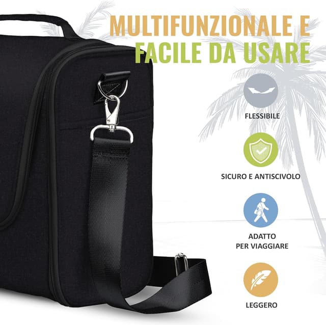 Detalle de BOACAY tracolla di ricambio universale regolabile per borsa, cinghia intercambiabile con gancio rotante 360°