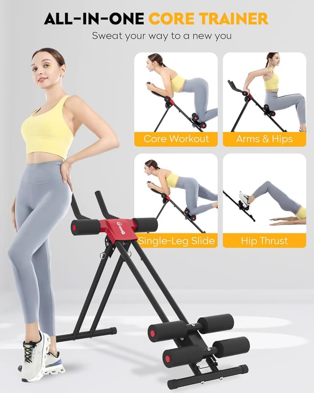 Detalle 2 de GuuG Bauchtrainer für Bauchtraining bis 100 kg