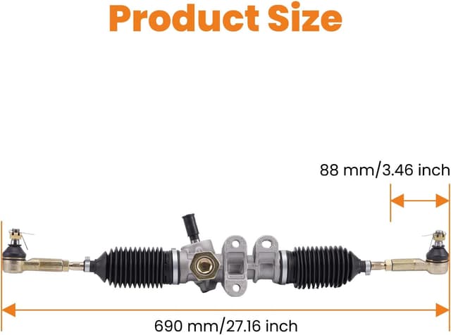 Detalle de MaXpeedingrods boîte de direction (rack) pour EZGO RXV 2008 et après – 618329