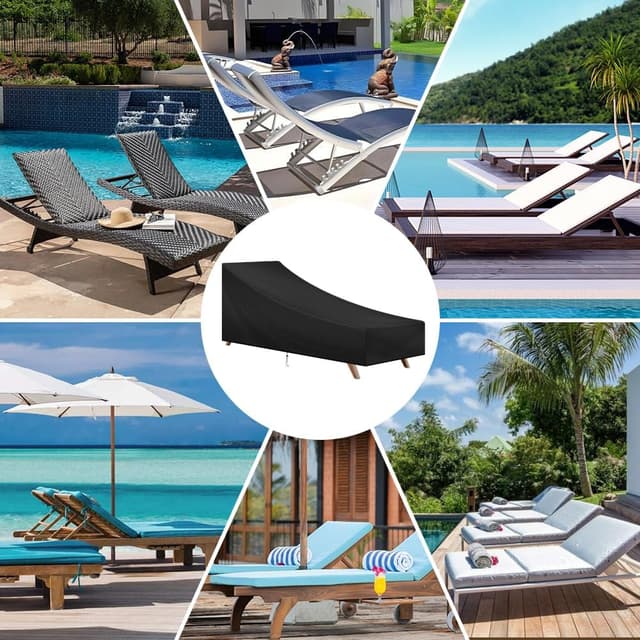 Thumbnail 6 de AOOWU housse de bain de soleil 200 x 70 cm