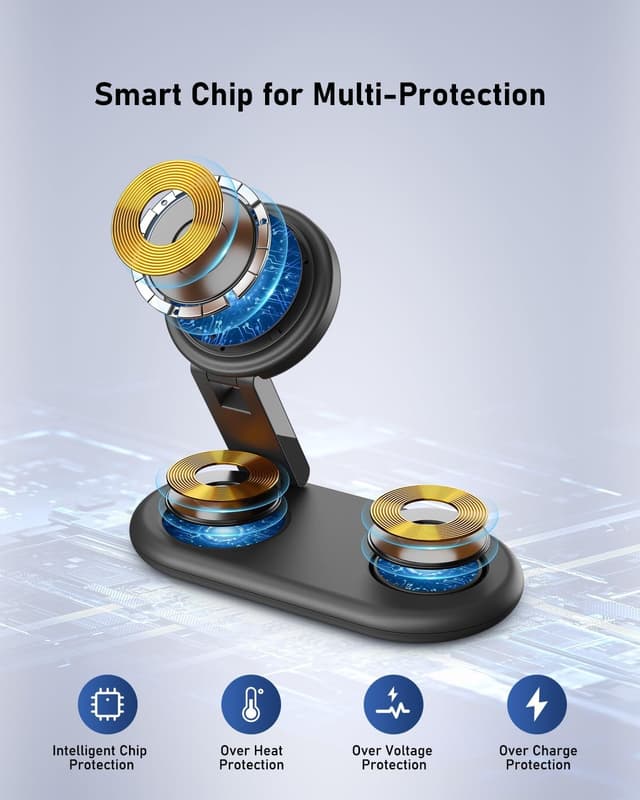 Thumbnail 4 de 3 in 1 Wireless Charging Station for iPhone