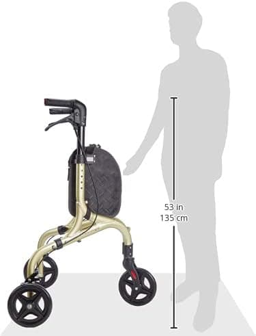 Thumbnail 7 de NRS Healthcare NRS Freestyle 🚶♂️ Andador 3 Ruedas, Dorado, 5 kg