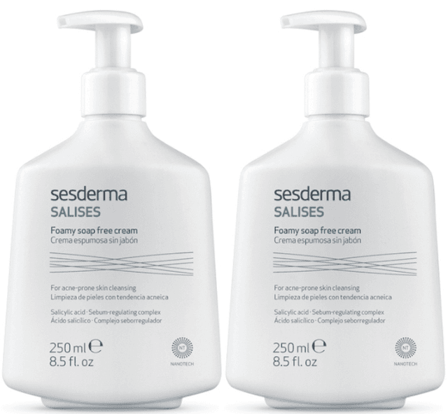 Imagen de Sesderma Salises Crema Espumosa Sin Jabón 2x250 ml en OfertitasTOP