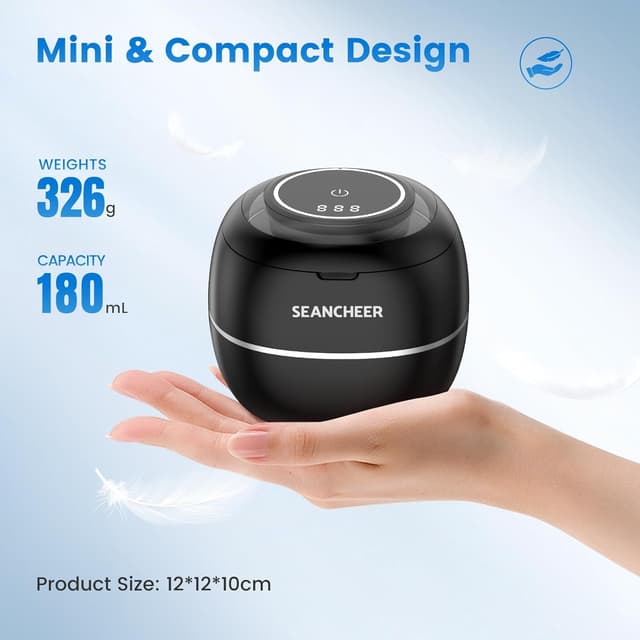 Detalle 2 de SEANCHEER Ultrasonic Cleaner 48kHz