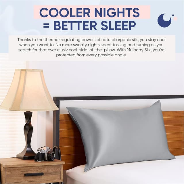 Thumbnail 6 de Blissy Silk Pillowcase Cover (22 Momme 6A Mulberry Silk) — Pure Silk for Hair & Skin