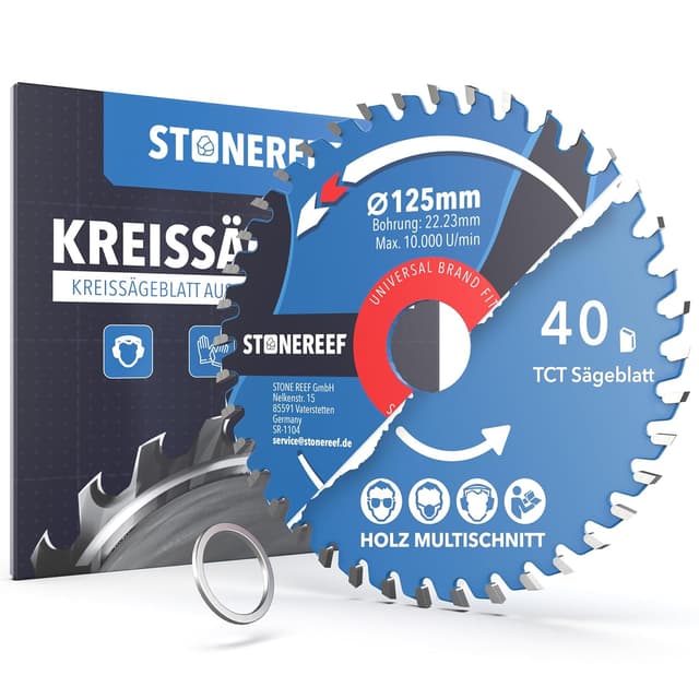 Detalle 2 de Sägeblatt 130x16 Kreissägeblatt für Holz