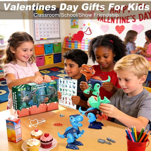 Thumbnail 6 de Laradola Dinosaur Toys Ages 3-8 🦖