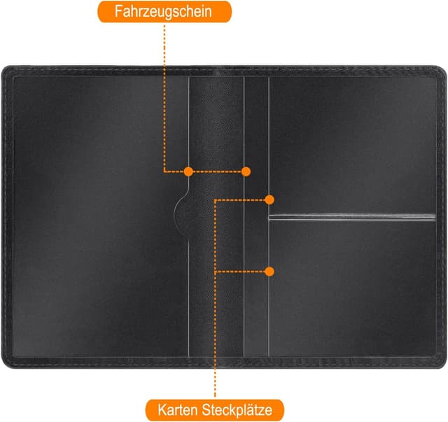 Thumbnail 2 de FINTIE Fahrzeugschein Hülle – ultradünnes Kartenetui für Zulassung