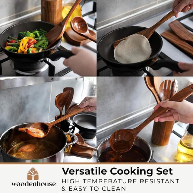 Thumbnail 6 de Woodenhouse Teak Utensil Set 12pc