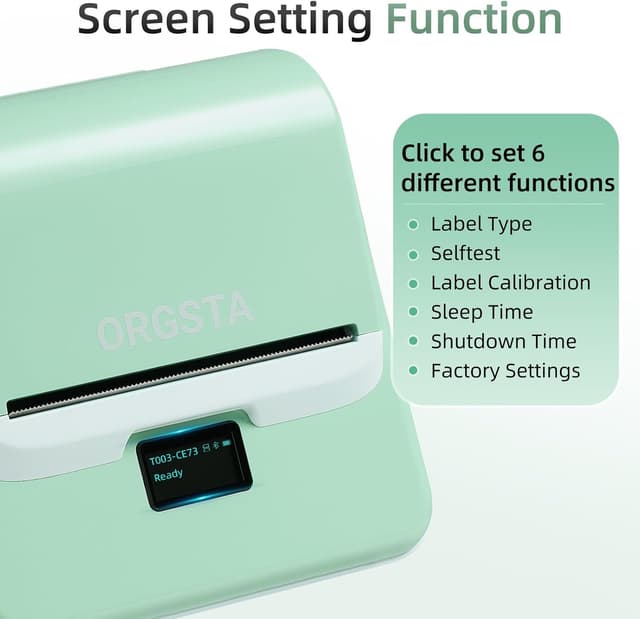 Detalle 2 de ORGSTA T003 Etikettendrucker 50 mm/s