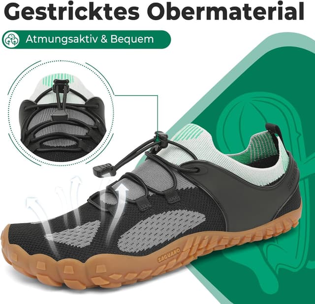 Thumbnail 2 de SAGUARO Knit Barfußschuhe mit rutschfester Sohle und Zero-Drop (Gr. 36–48)