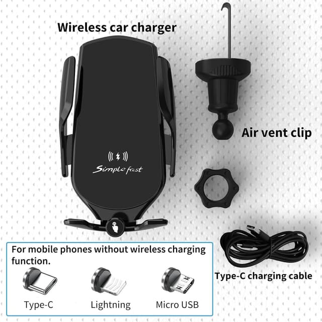 Thumbnail 6 de UEASE 15W Auto Halterung Qi Ladefunktion