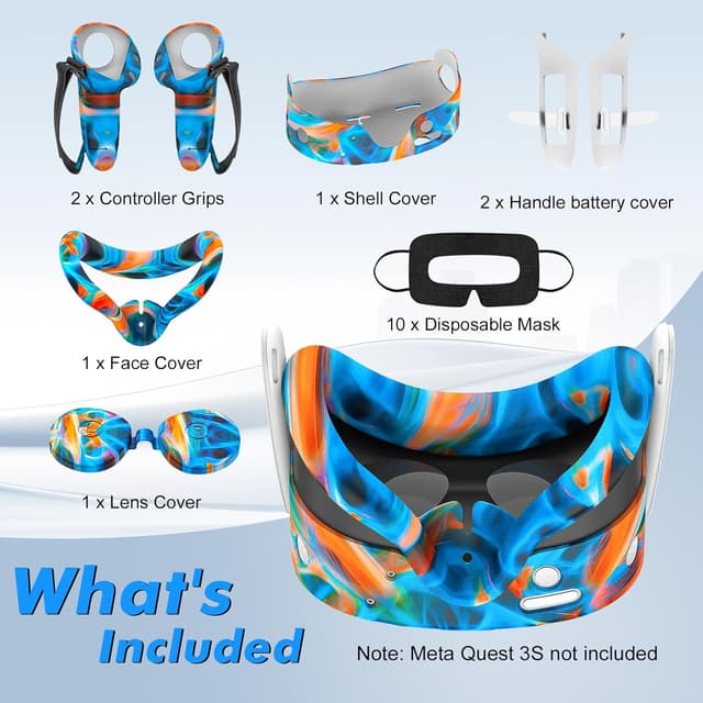 Thumbnail 6 de Tyasoleil VR Silicone Case for Quest 3S