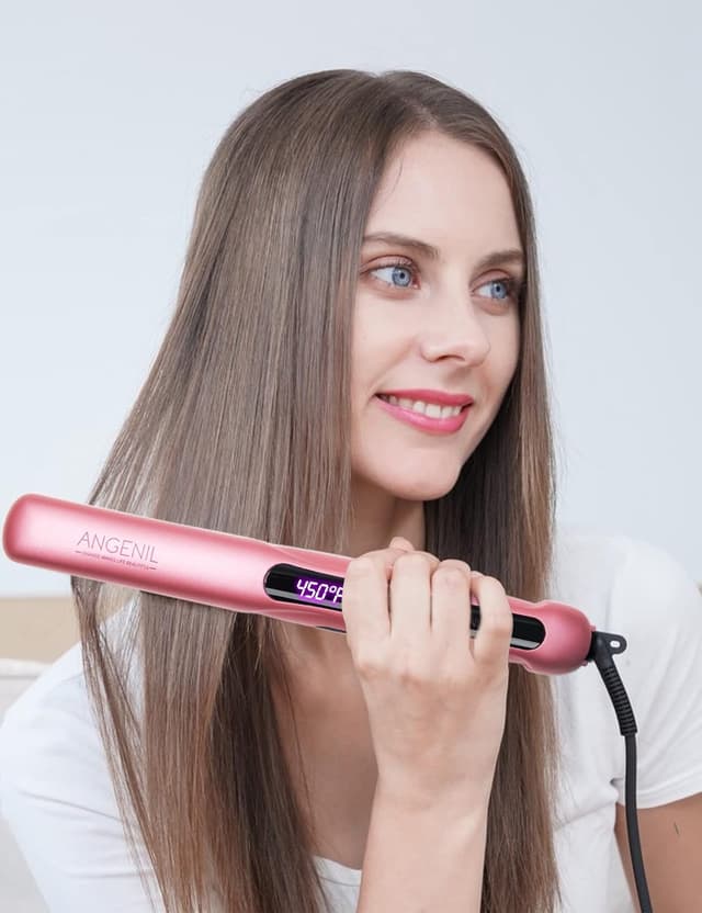 Detalle 2 de ANGENIL Tourmaline hair straightener 2 in 1