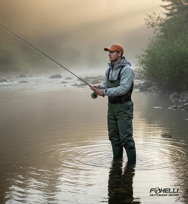 Thumbnail 6 de Foxelli Chest Waders Waterproof Camo, 2-ply