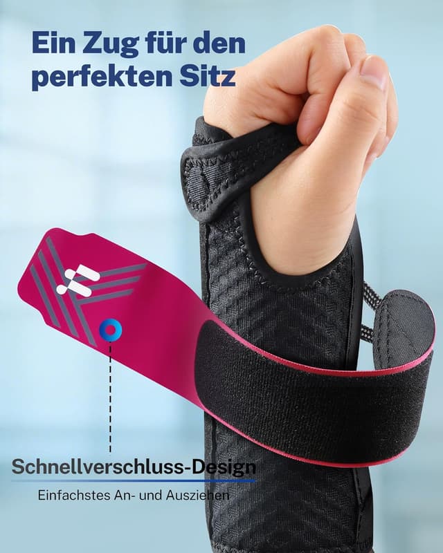 Thumbnail 4 de Fitomo Handgelenkstütze rechts mit Metallschiene & Daumen-Design gegen Reibung (L/XL)
