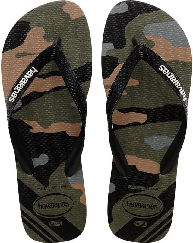 Detalle de Havaianas Top Camu TonguesGarçon — tongs enfant en caoutchouc antidérapant