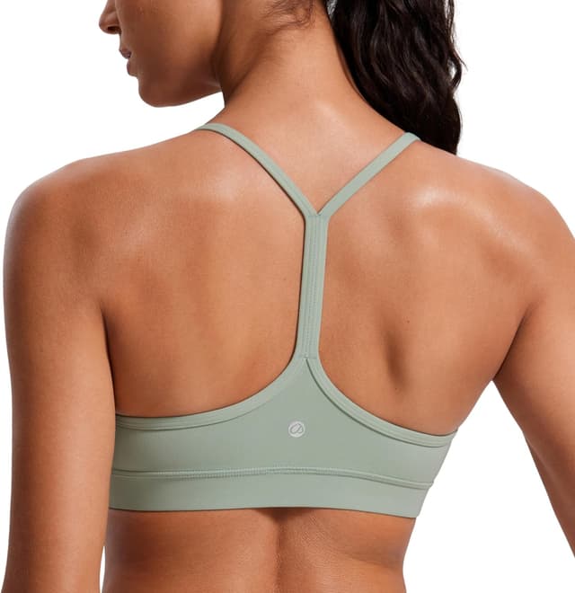Detalle de CRZ YOGA Butterluxe reggiseno sportivo donna con Y-back e imbottitura removibile a basso impatto