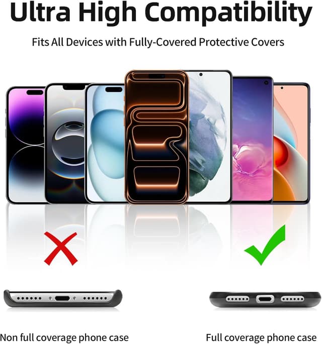 Detalle 1 de Yojaro 360° Rotating Stainless Steel Phone Tether Tab (3-Pack) for iPhone & Most Phones