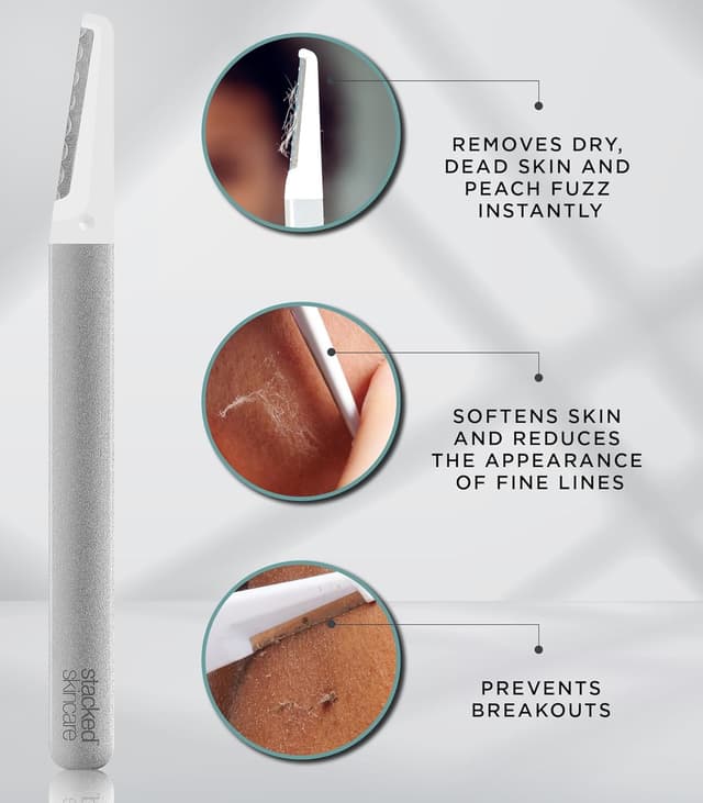 Detalle de Dermaplaning Tool razor for smoother skin