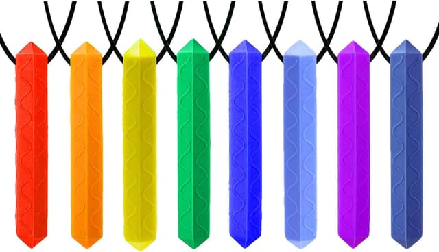 Imagen de GNAWRISHING Chew Necklace pack 8 — sensory chewable toys en OfertitasTOP
