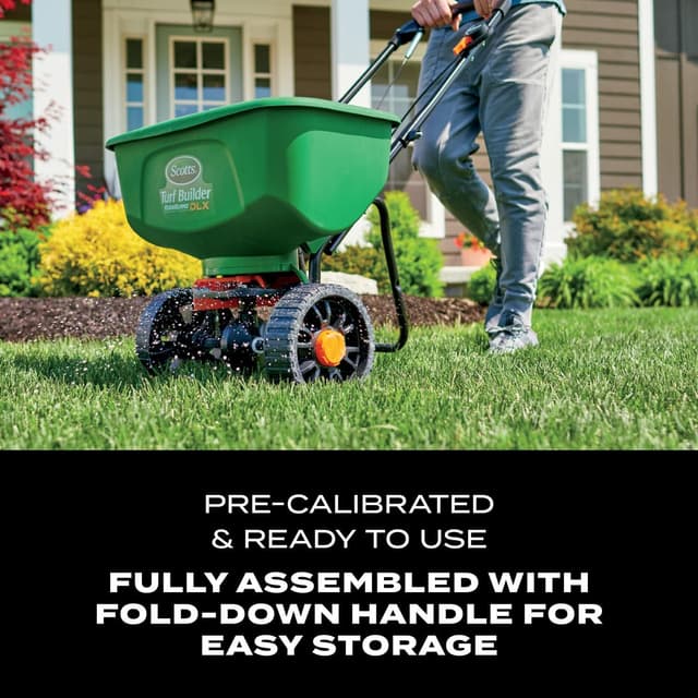 Thumbnail 6 de Scotts Turf Builder EdgeGuard DLX Broadcast Spreader 15,000 sq ft 🌱